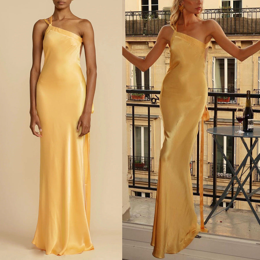 Sonya One-Shoulder Maxi