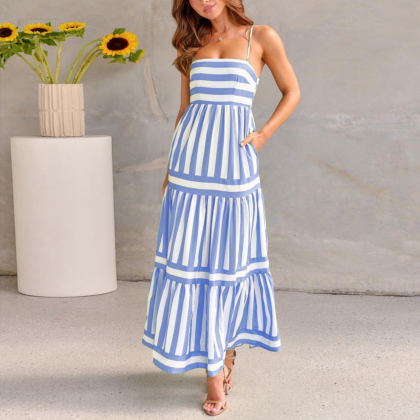 Beachside Deco Sundress