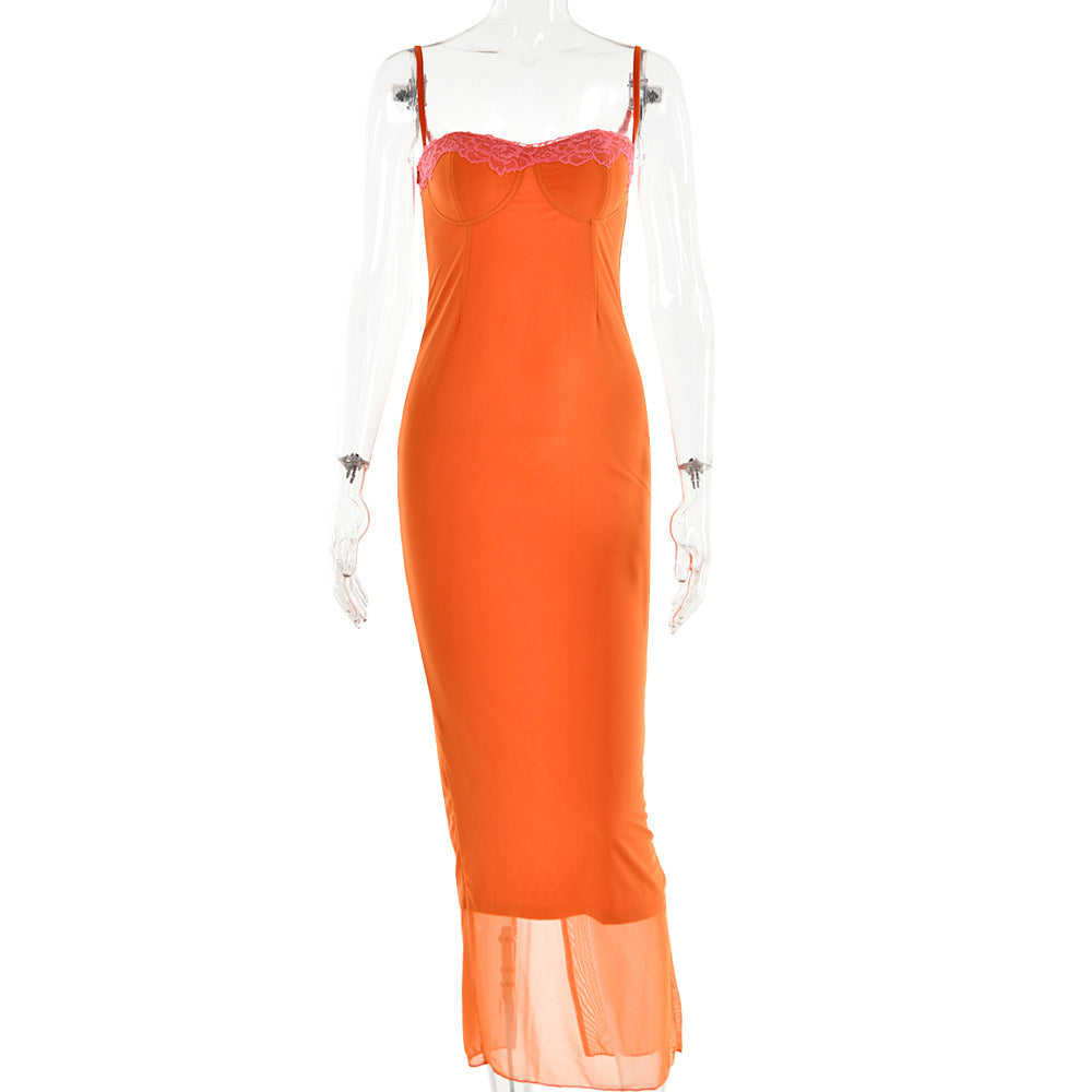 Orange Blossom Maxi Dress