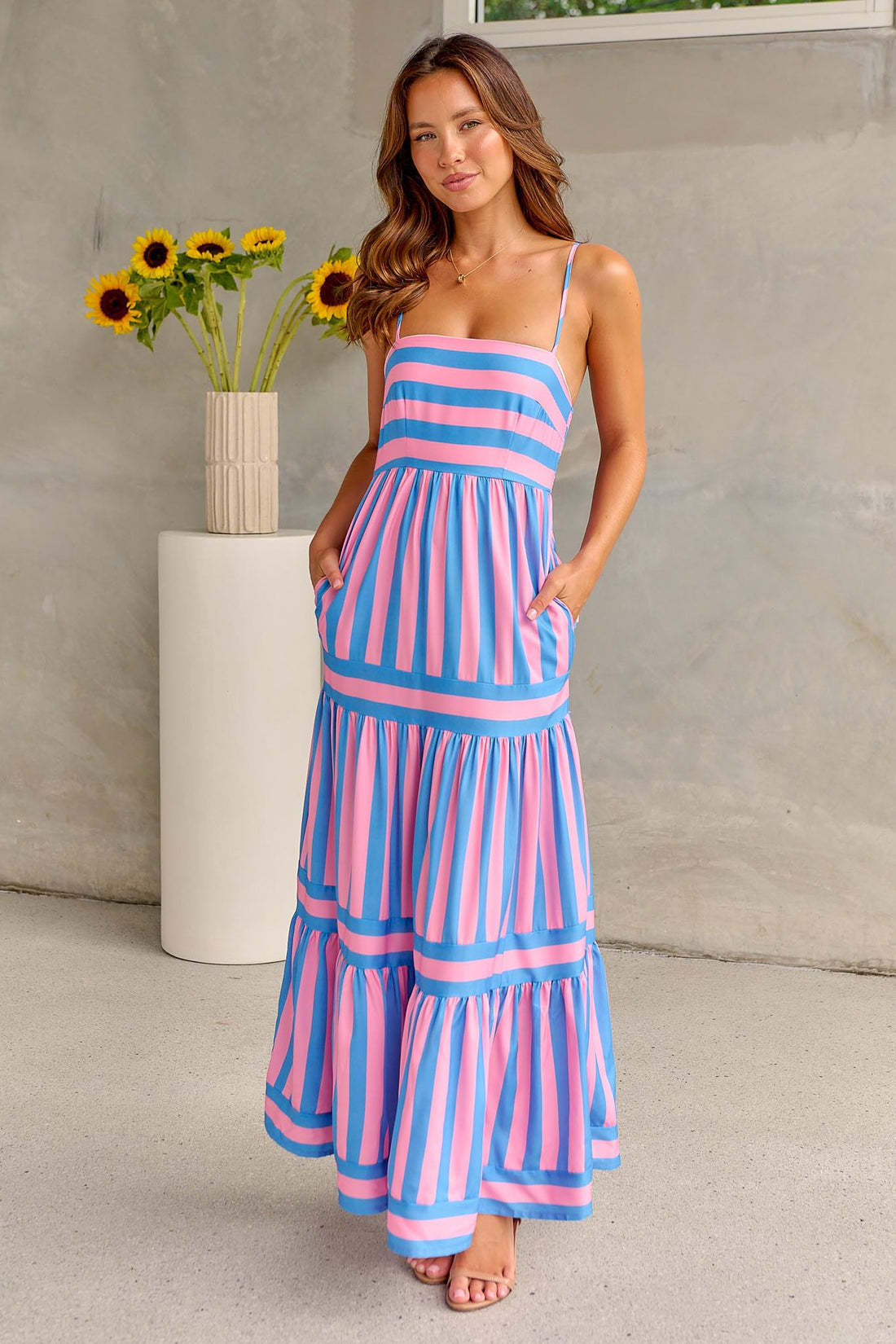 Beachside Deco Sundress