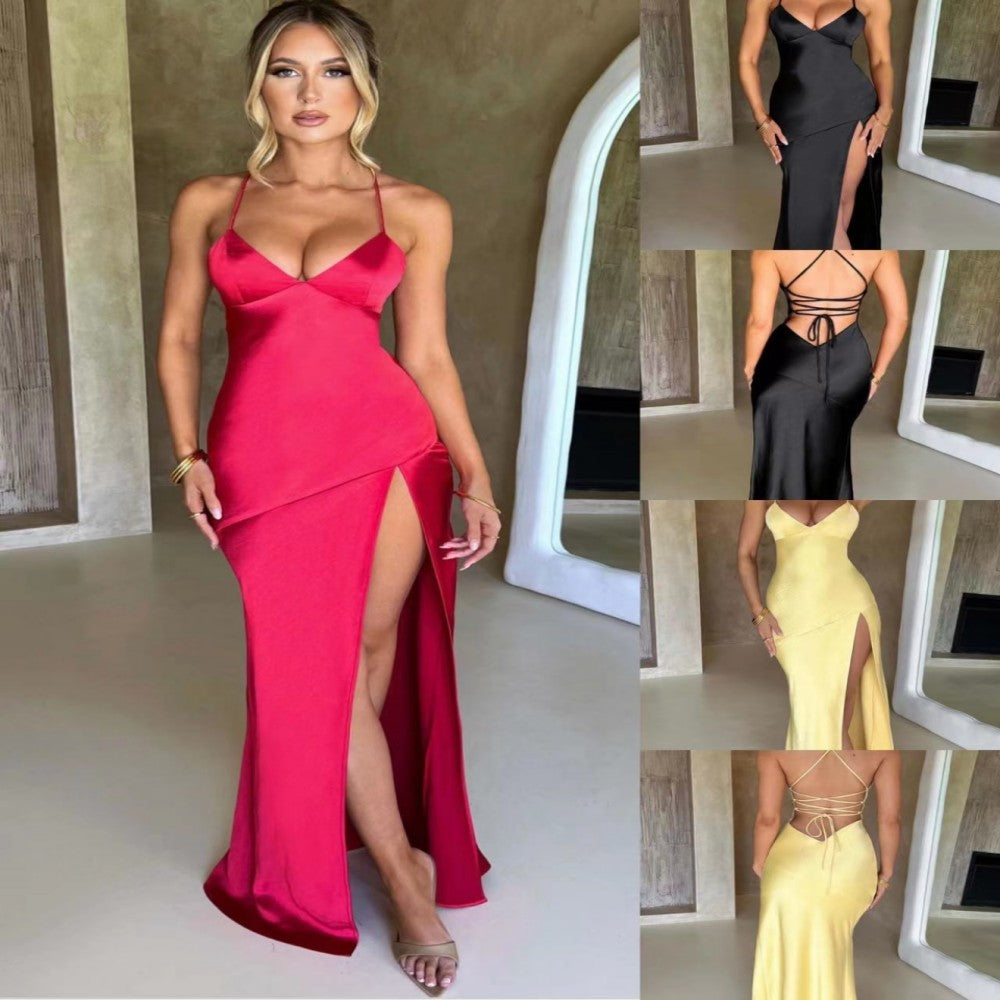 The Sophie Satin Maxi