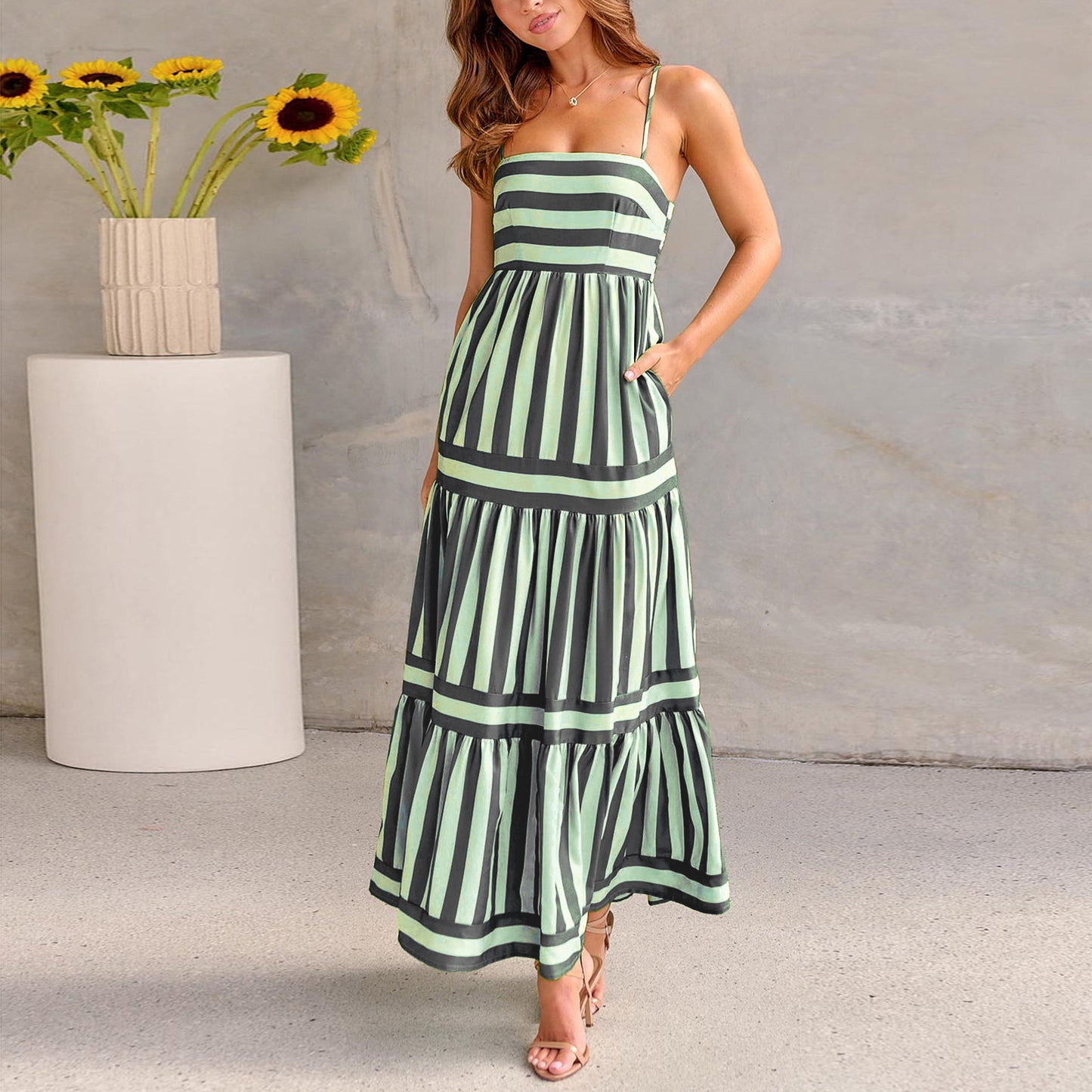 Beachside Deco Sundress