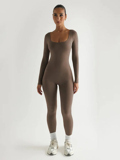 Zarvani Yoga Suit- Long Sleeve Versatile Elegance 