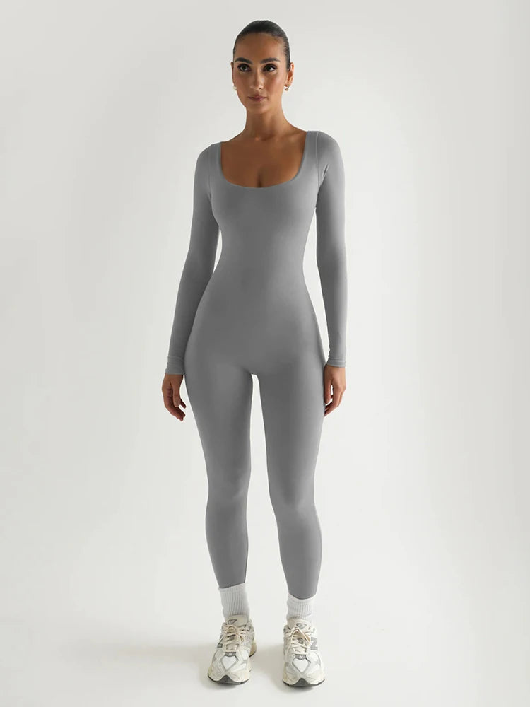 Zarvani Yoga Suit- Long Sleeve Versatile Elegance 